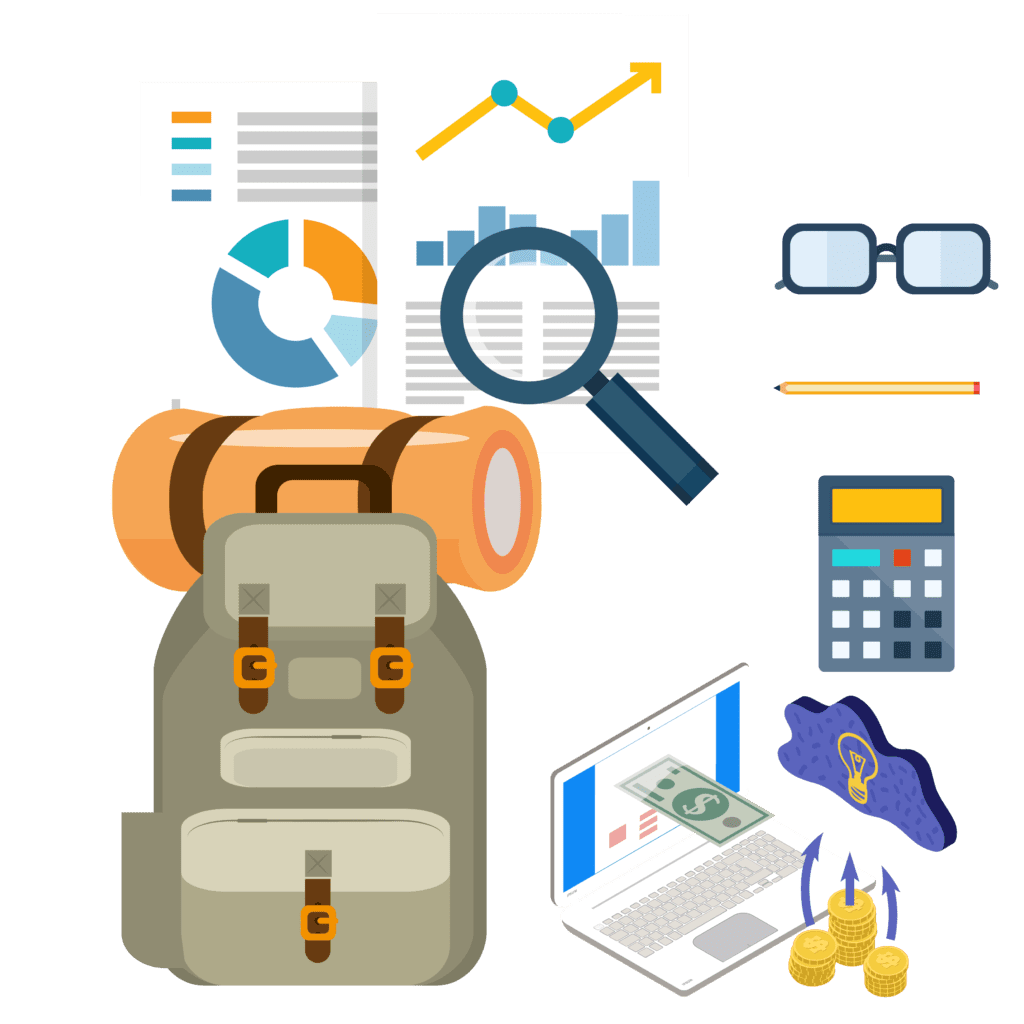 Backpack Analytics & Reporting, Rucksack Analyse & Berichte